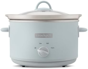 4.5 Quart Manual Slow Cooker – Macaroon Blue - Curated Catalog R6