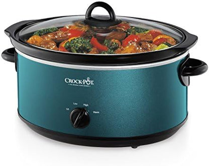 7 Quart Manual Slow Cooker – Turquoise - Curated Catalog S9