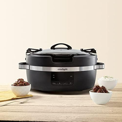 Thermoshield 6 Quart Slow Cooker with Carry Handles - Curated Catalog Q6