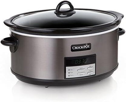 8 Quart Programmable Slow Cooker with Auto Warm - Curated Catalog U3