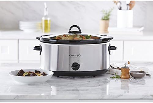 7 Quart Oval Manual Slow Cooker – Stainless Steel - Curated Catalog L1