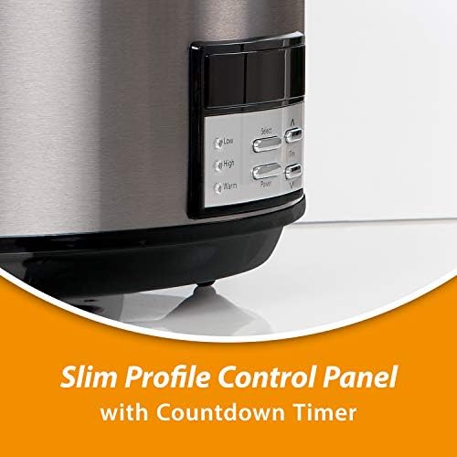 8 Quart Programmable Slow Cooker with Auto Warm - Curated Catalog U3