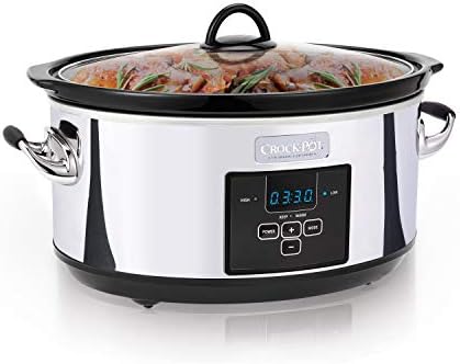 7 Quart Programmable Slow Cooker – Polished Platinum - Curated Catalog S5