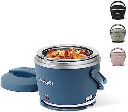 Electric Lunch Box Food Warmer 20oz – Faded Blue - Curated Catalog A0