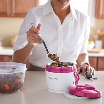 Lunch Crock Portable Food Warmer 20oz – Pink - Curated Catalog M9
