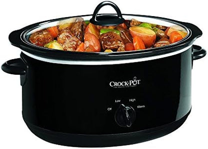 8 Quart Manual Slow Cooker – Black - Curated Catalog I1