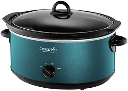 7 Quart Manual Slow Cooker – Turquoise - Curated Catalog S9