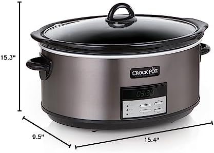 8 Quart Programmable Slow Cooker with Auto Warm - Curated Catalog U3