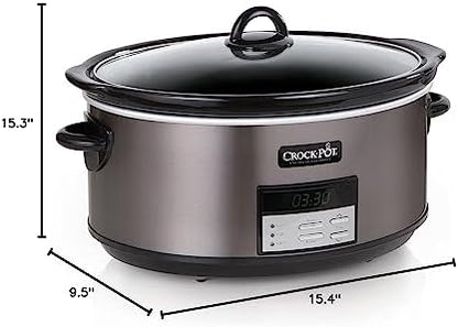 8 Quart Programmable Slow Cooker with Auto Warm - Curated Catalog U3