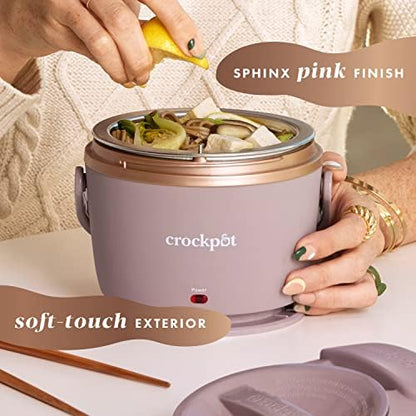 Electric Lunch Box Food Warmer 20oz – Blush Pink - Curated Catalog L5