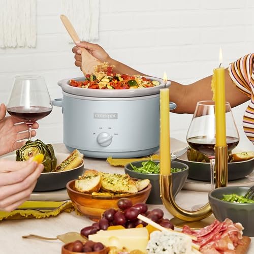 4.5 Quart Manual Slow Cooker – Macaroon Blue - Curated Catalog R6