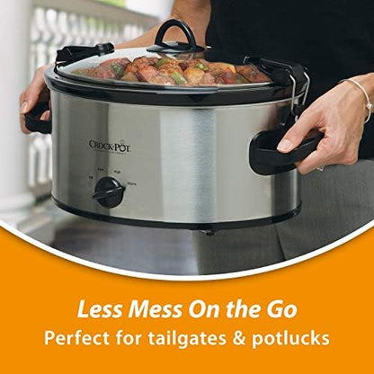 Cook & Carry 6 Quart Portable Slow Cooker - Curated Catalog X3