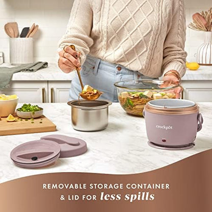 Electric Lunch Box Food Warmer 20oz – Blush Pink - Curated Catalog L5