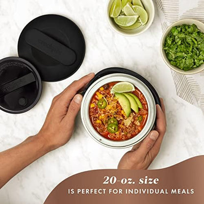 Electric Lunch Box Food Warmer 20oz – Black - Curated Catalog I6