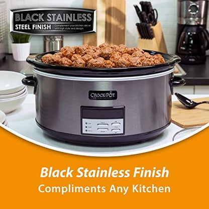 8 Quart Programmable Slow Cooker with Auto Warm - Curated Catalog U3