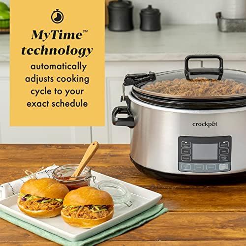 7 Quart Portable Programmable Slow Cooker with Timer - Curated Catalog N0