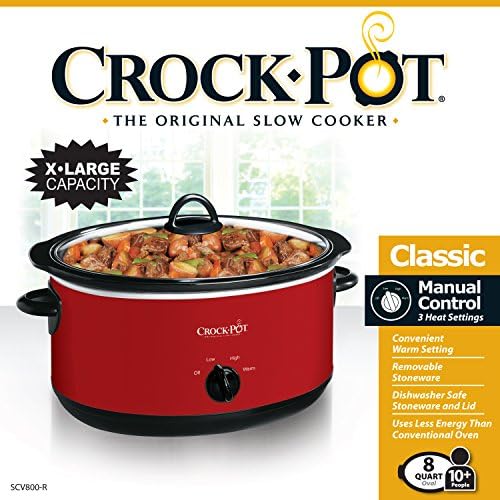 Express Crock 8 Quart Programmable Slow Cooker - Curated Catalog L4