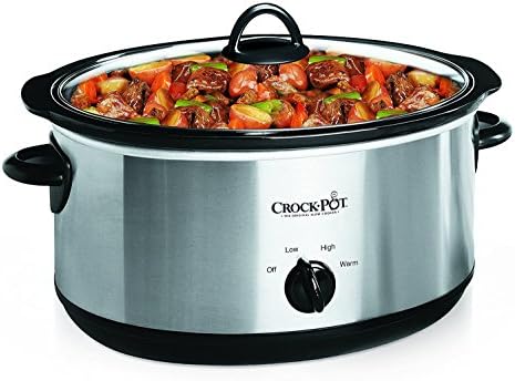 7 Quart Oval Manual Slow Cooker – Stainless Steel - Curated Catalog L1