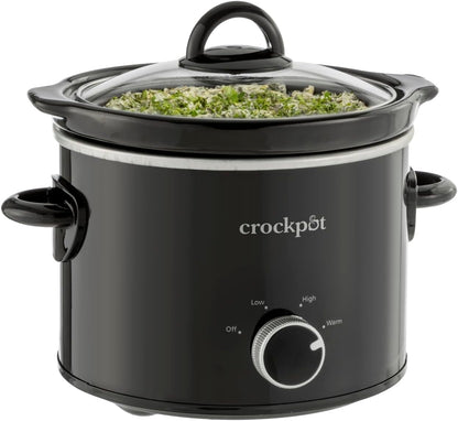 2 Quart Mini Slow Cooker – Classic Compact Cooker - Curated Catalog O7