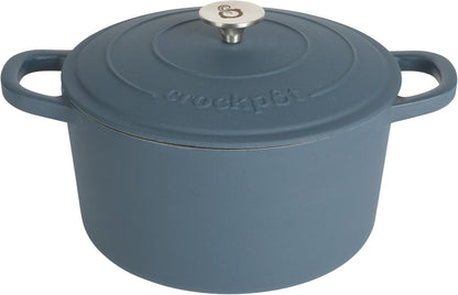 3 Quart Enameled Cast Iron Dutch Oven – Aqua - Curated Catalog N3