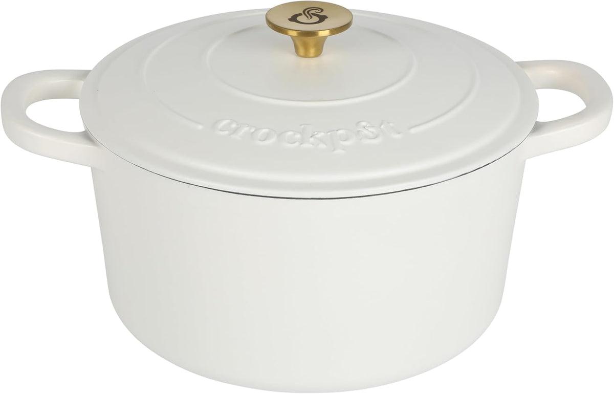3 Quart Enameled Cast Iron Dutch Oven – Aqua - Curated Catalog N3
