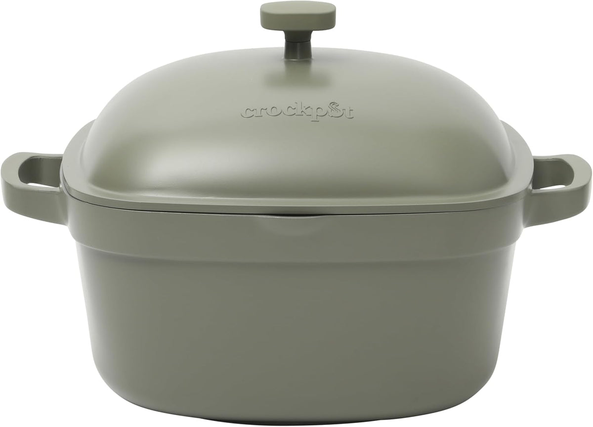 3 Quart Enameled Cast Iron Dutch Oven – Aqua - Curated Catalog N3
