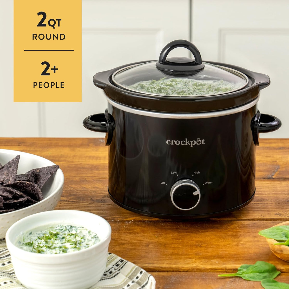 2 Quart Mini Slow Cooker – Classic Compact Cooker - Curated Catalog I1